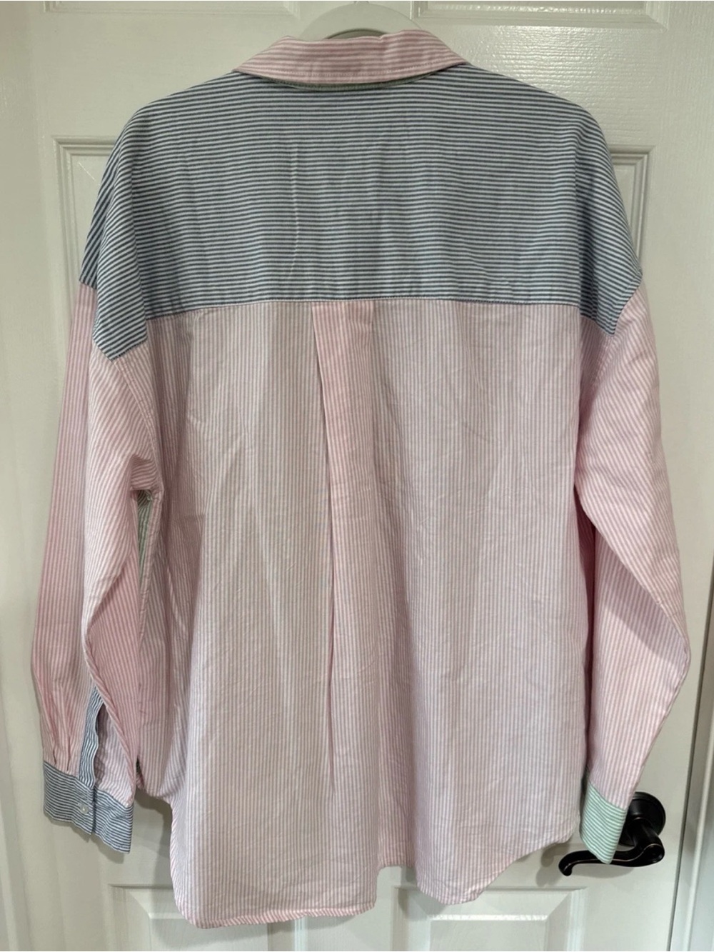 beachlunchlounge XL Long Sleeve Button Up Cotton Shirt Multicolor Striped - NOTE - Picture 6 of 11